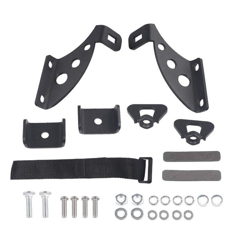 WMPHE Compatible with Jack Mount Hood Hinge/Door Hinge Bracket Jeep Wrangler JK JL JKU 2007 2008 2009 2010 2011 2012 2013 2014 2015 2016 2017 2018 2019 2020 2021 2022 2023 2024 - Image 3
